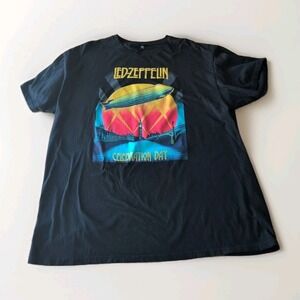 Led Zeppelin 2012 T-Shirt Celebration Day Black Sz 2X Excellent condition!